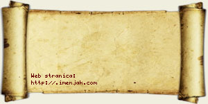 Hana Veljković vizit kartica